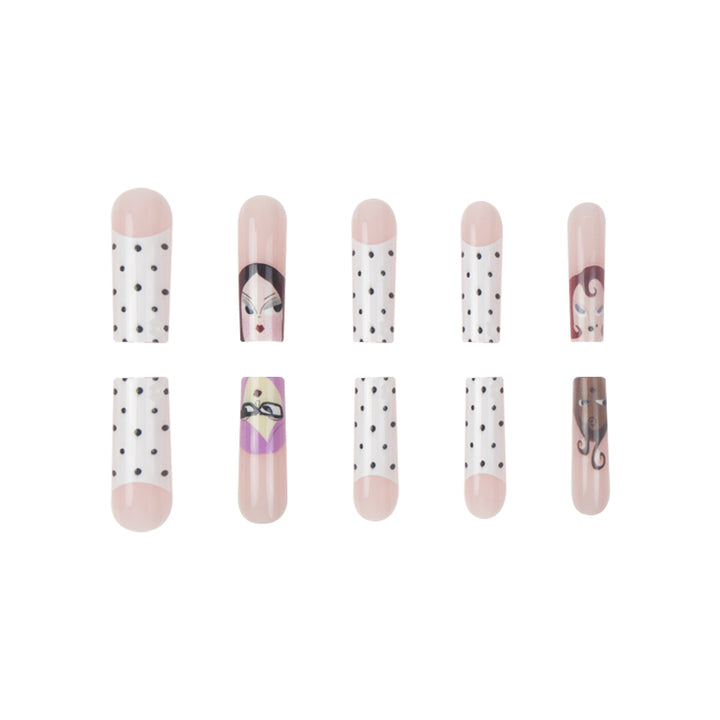 Artistic Character Press-On Nails Bowlift