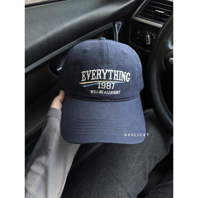 Men's Casual Embroidered Statement Baseball Cap Bowlift