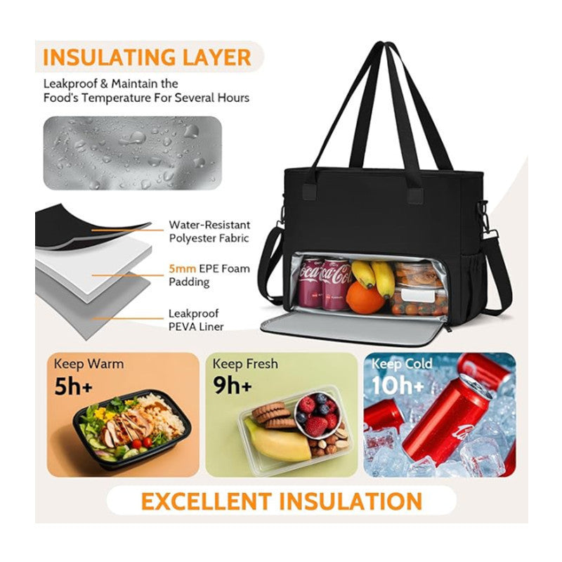 Insulated Food Storage Tote Bowlift