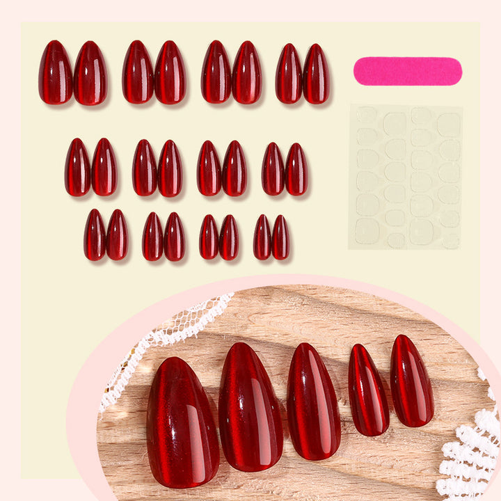 Stylish Almond-Shaped Press-On Nails Bowlift