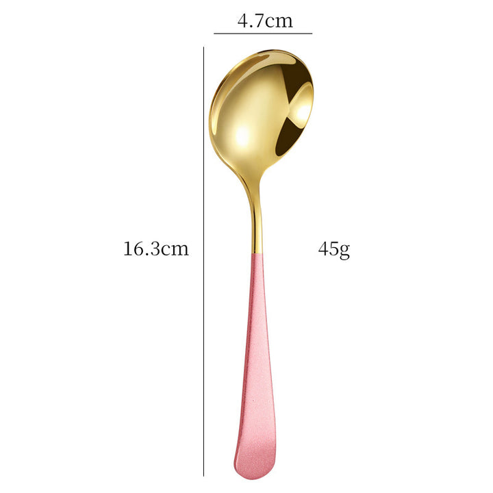 Elegant Dessert Spoon with High-Quality and Non-Slip Grip Design Bowlift