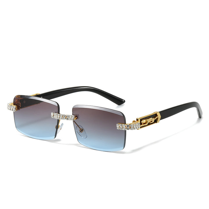 Decorative Square Frame Fashion Sunglasses Bowlift