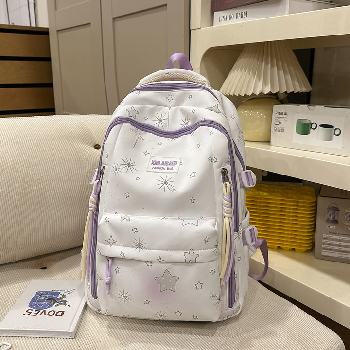 Multifunctional Star-Patterned Backpack