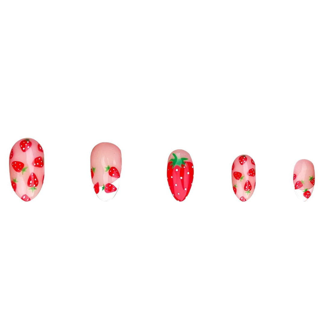Artistic Strawberry Nail Art Set Bowlift