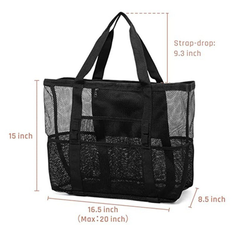 Spacious mesh beach bag Bowlift