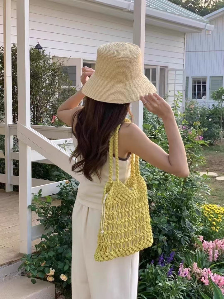 Trendy Mesh Handbag Bowlift