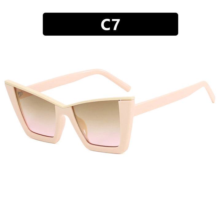 Women's fashionable sunglasses with a unique geometric frame Bowlift