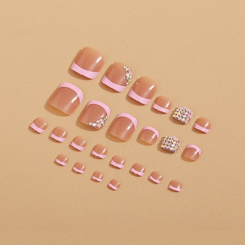 Nail art with glitter stones Bowlift