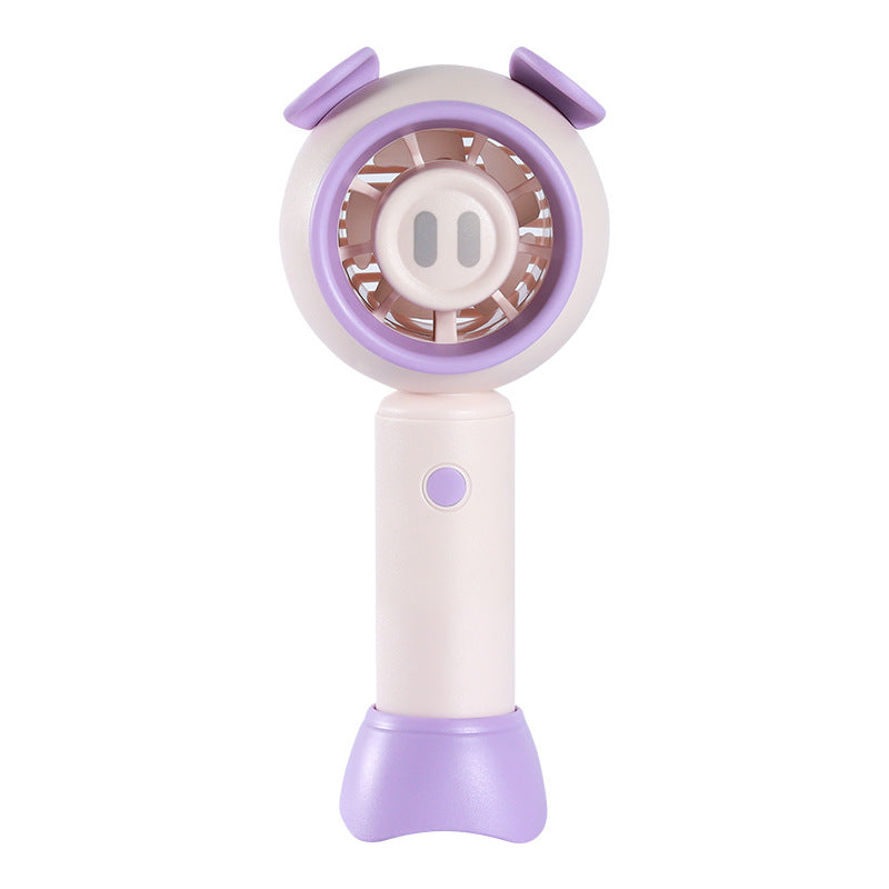 Women's Portable Mini Hand Fan with Animal Design Bowlift