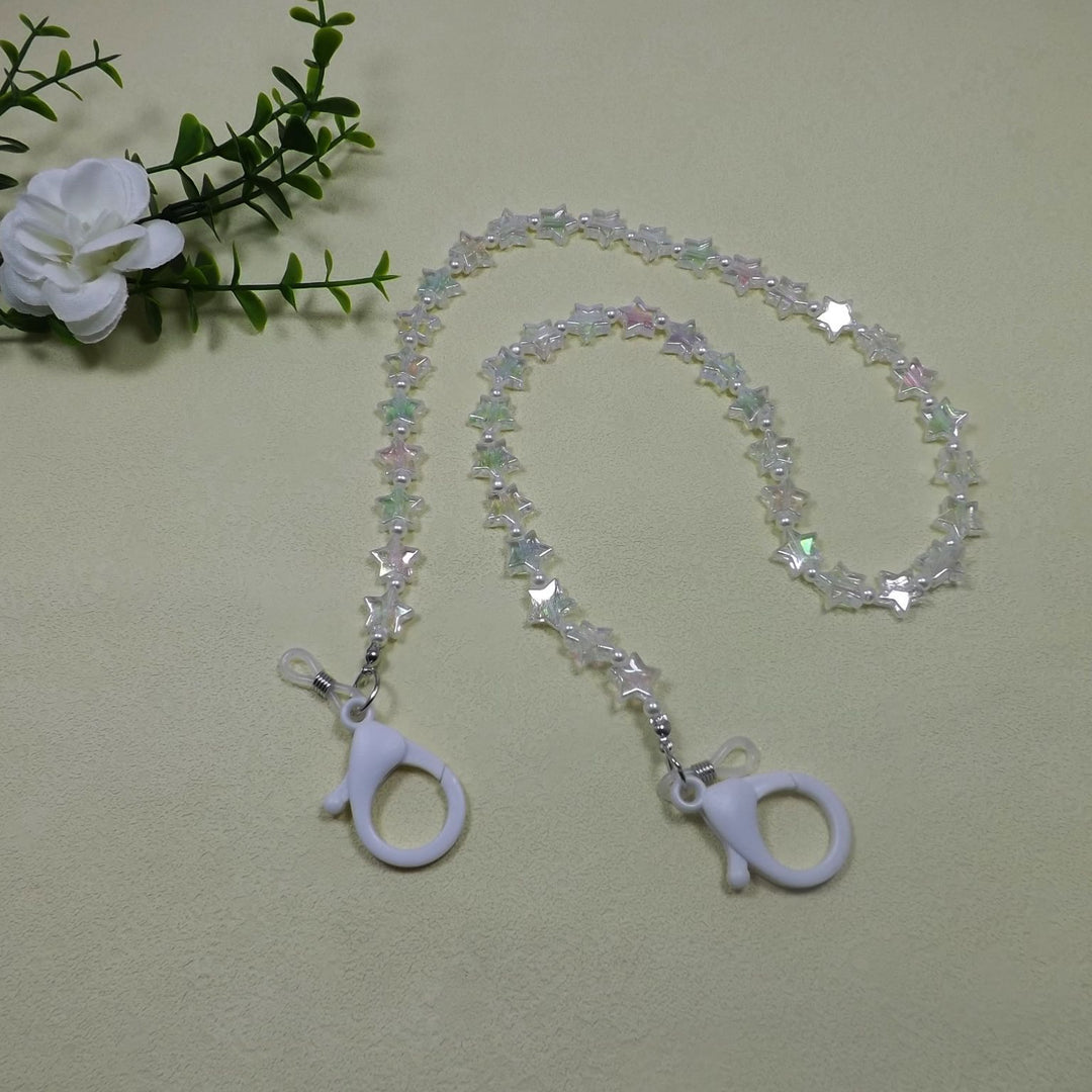 Glasses strap made of transparent resin Bowlift