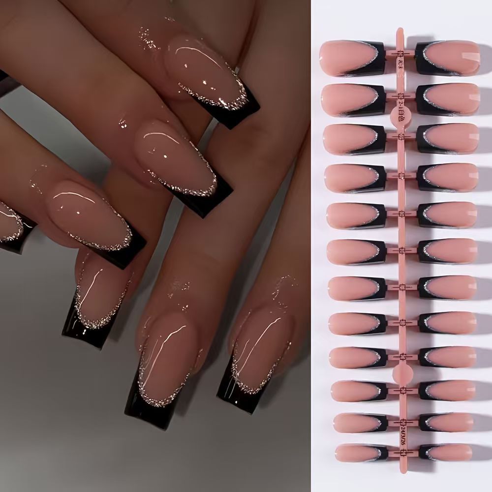 Premium Glossy Press-On Nail Set Bowlift
