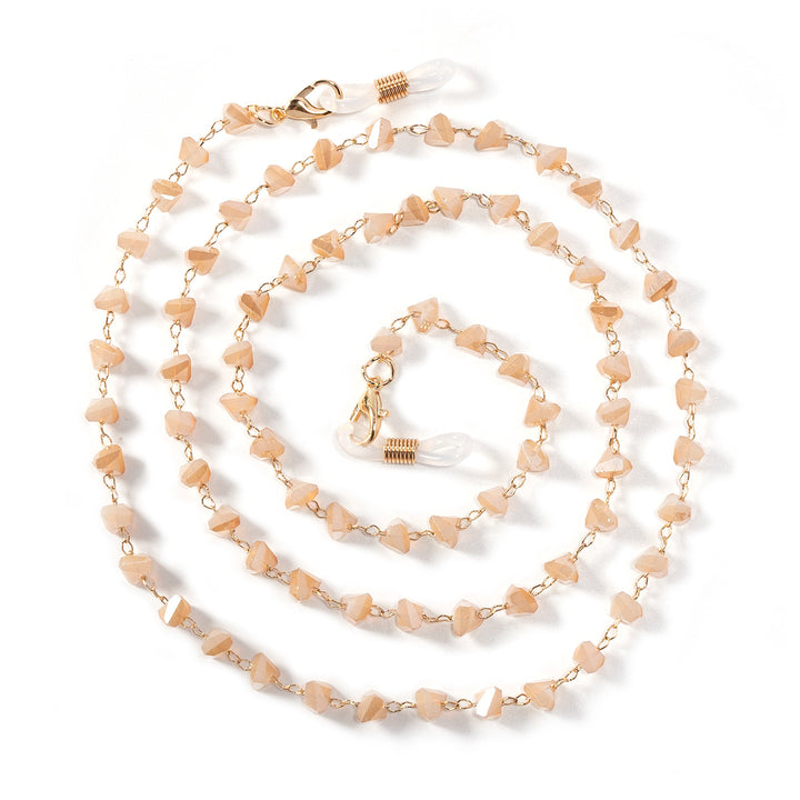 Chic Geometric Beaded Eyewear Holder Bowlift
