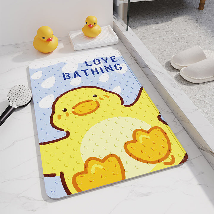 Cute Cat-Themed Bath Mat Bowlift