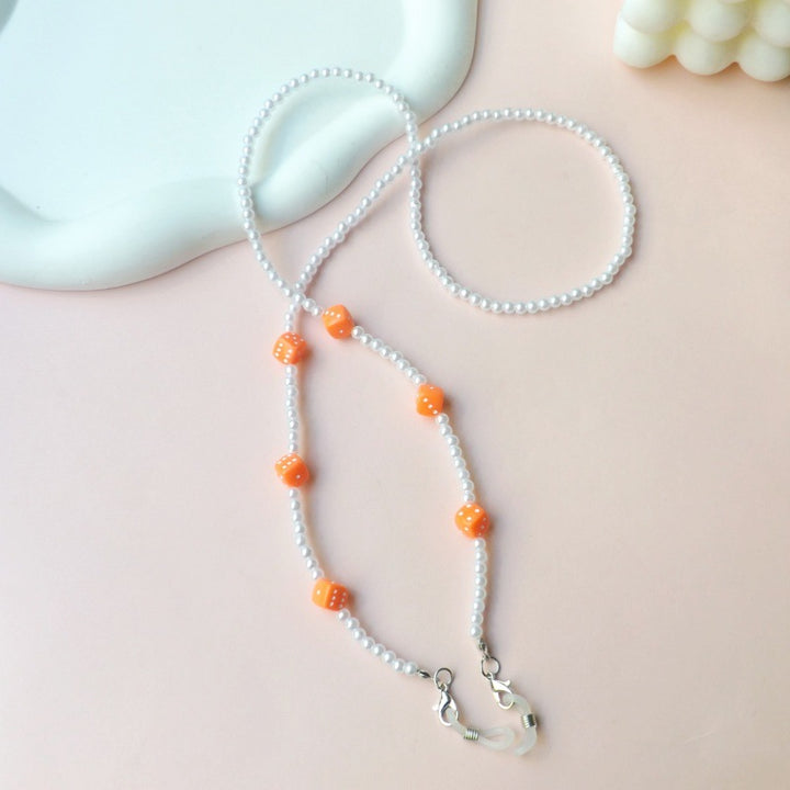 Elegant pearl glasses chain Bowlift