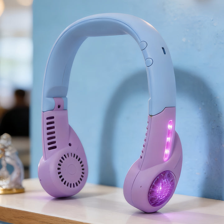 Women Wearable Neck Fan with Innovative Design Bowlift