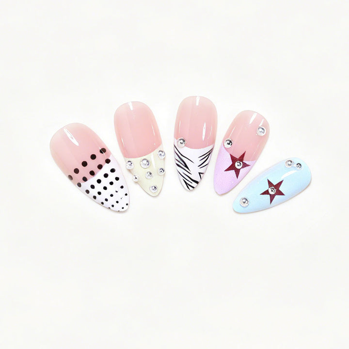 Artistic Stiletto Press-On Nail Art Collection Bowlift