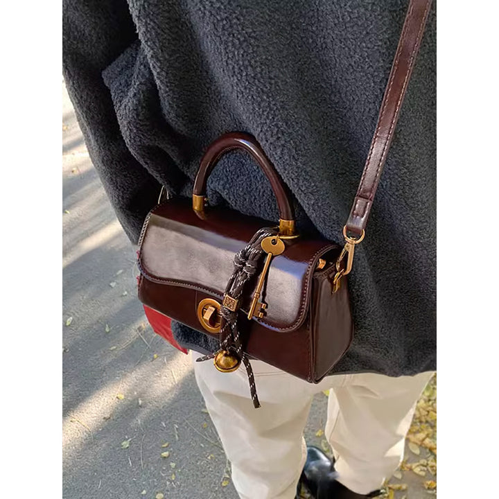 Elegant Structured Satchel Bowlift