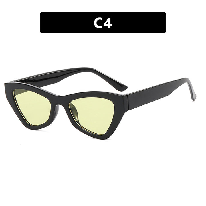 Women's fashion Cat-Eye sunglasses with transparent frame Bowlift