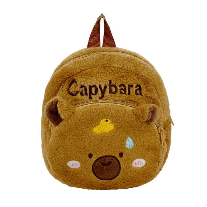 Plush Backpack in Capybara Design Bowlift 1785466535