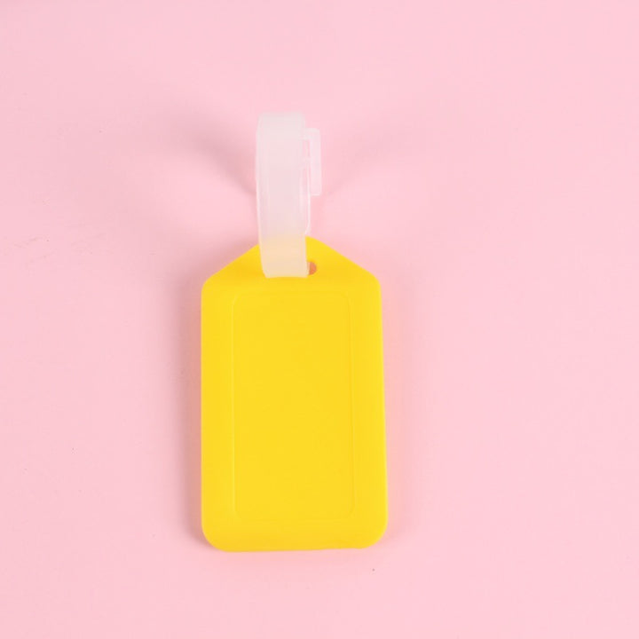 Unisex flexible silicone luggage tag Bowlift