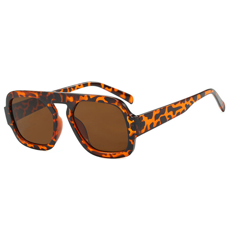 Ladies stylish square sunglasses with wide frame and UV protection Bowlift