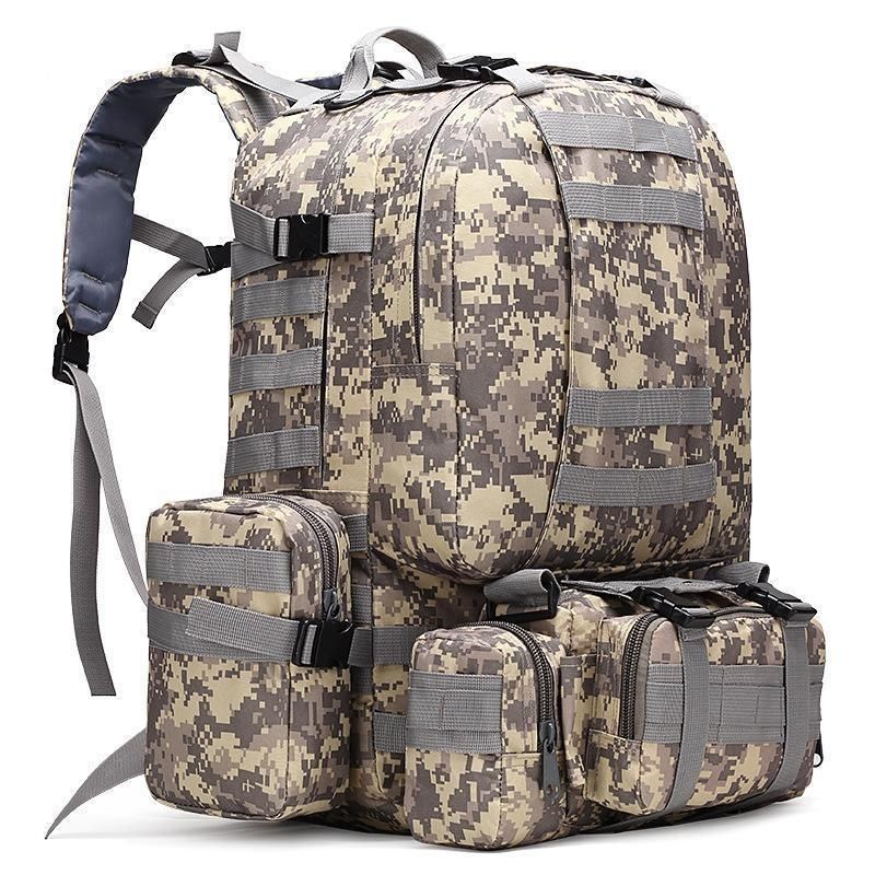 Tactical Backpack With Versatile Storage Space And Modular Pockets Bowlift