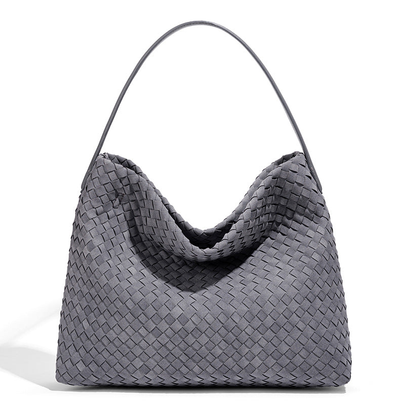 Contemporary Woven Hobo Bag Bowlift