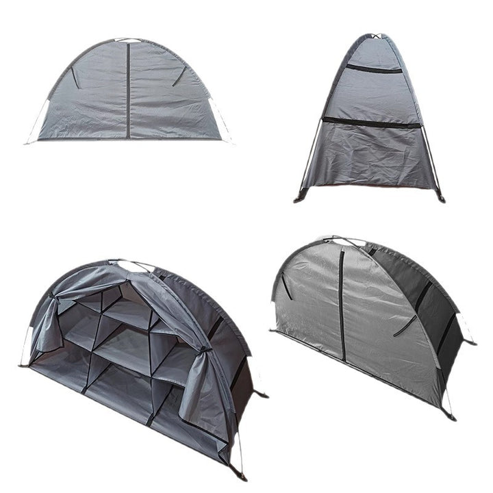 Portable storage tent Bowlift