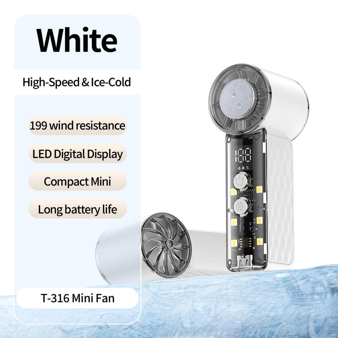 Unisex High-Performance Rechargeable Desktop Fan Bowlift