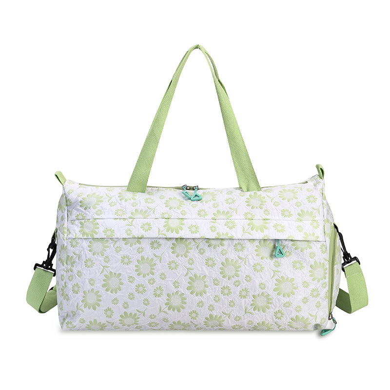 Floral Patterned Travel Duffle Bag Bowlift