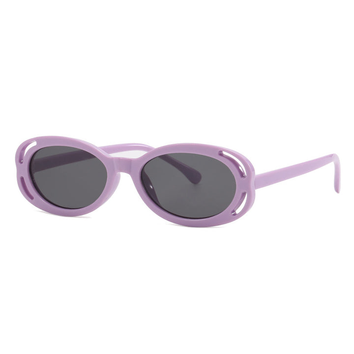 Women's fashionable sunglasses with oval frame and unique design Bowlift