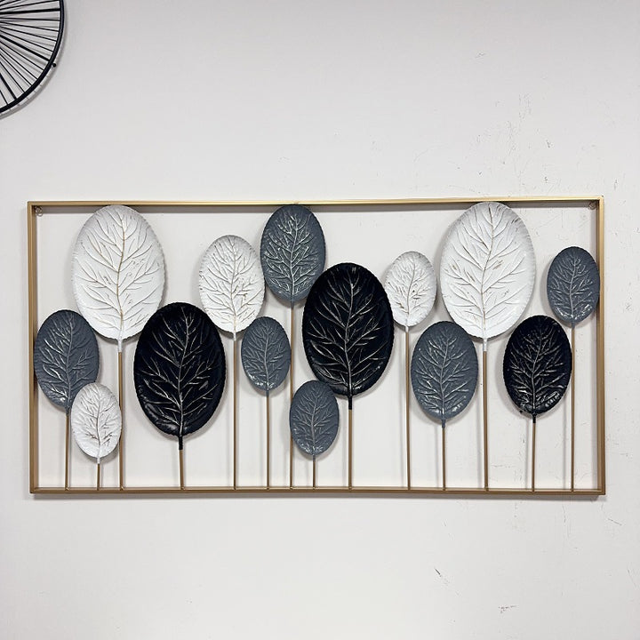 Decorative Metal Leaf Wall Art Sculpture Bowlift