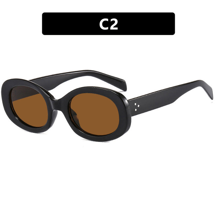 Ladies fashionable sunglasses in stylish oval design Bowlift