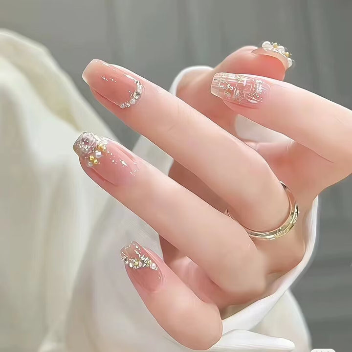 Creative Themed Press-On Nail Art Set Bowlift