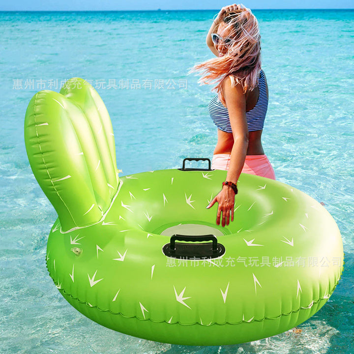 Unisex Inflatable Relax Lounger with Comfortable Backrest Bowlift