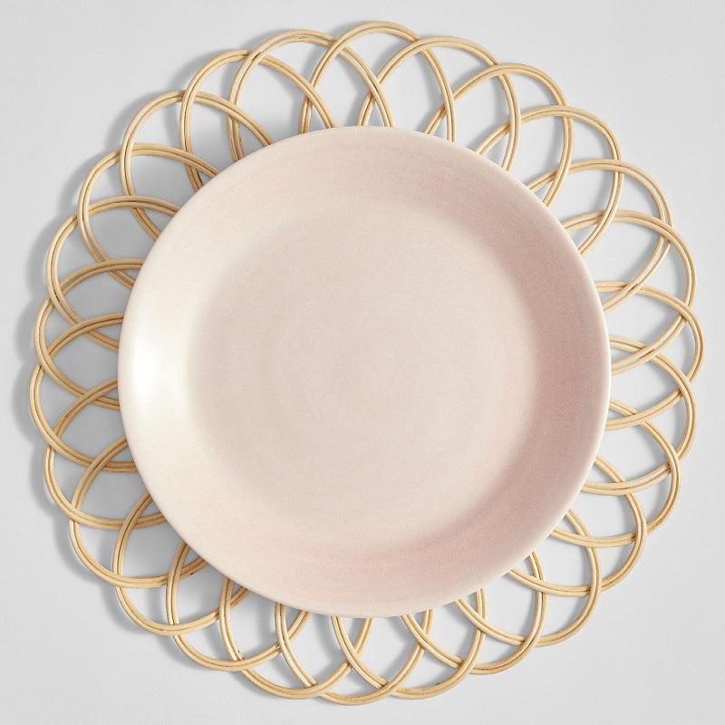 Decorative coaster made of woven rattan Bowlift