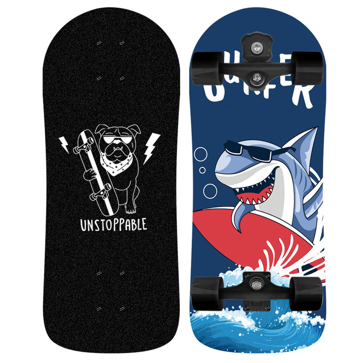 Kids Cartoon-Themed Skateboard Bowlift