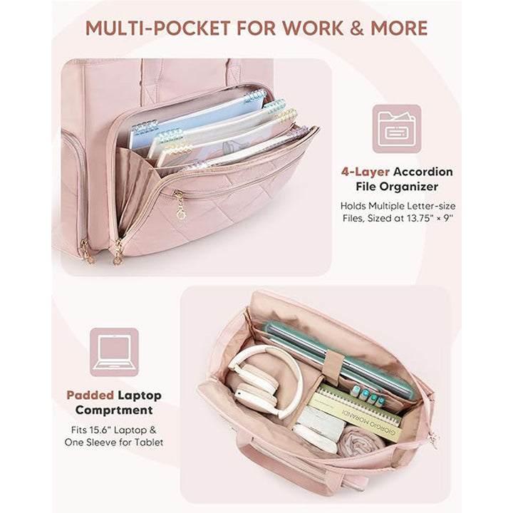 Insulated Multi-Pocket Lunch Tote Bowlift