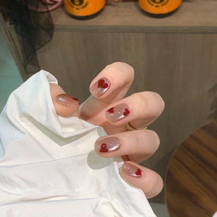 Elegant Sculpted Press-On Nails Bowlift