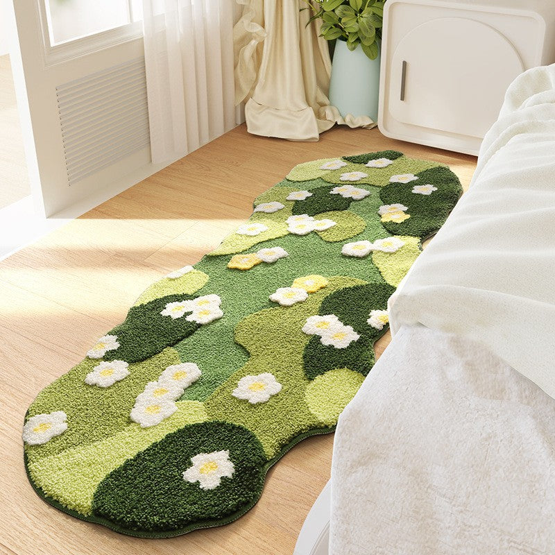 Botanical Leaf Bath Mat Bowlift