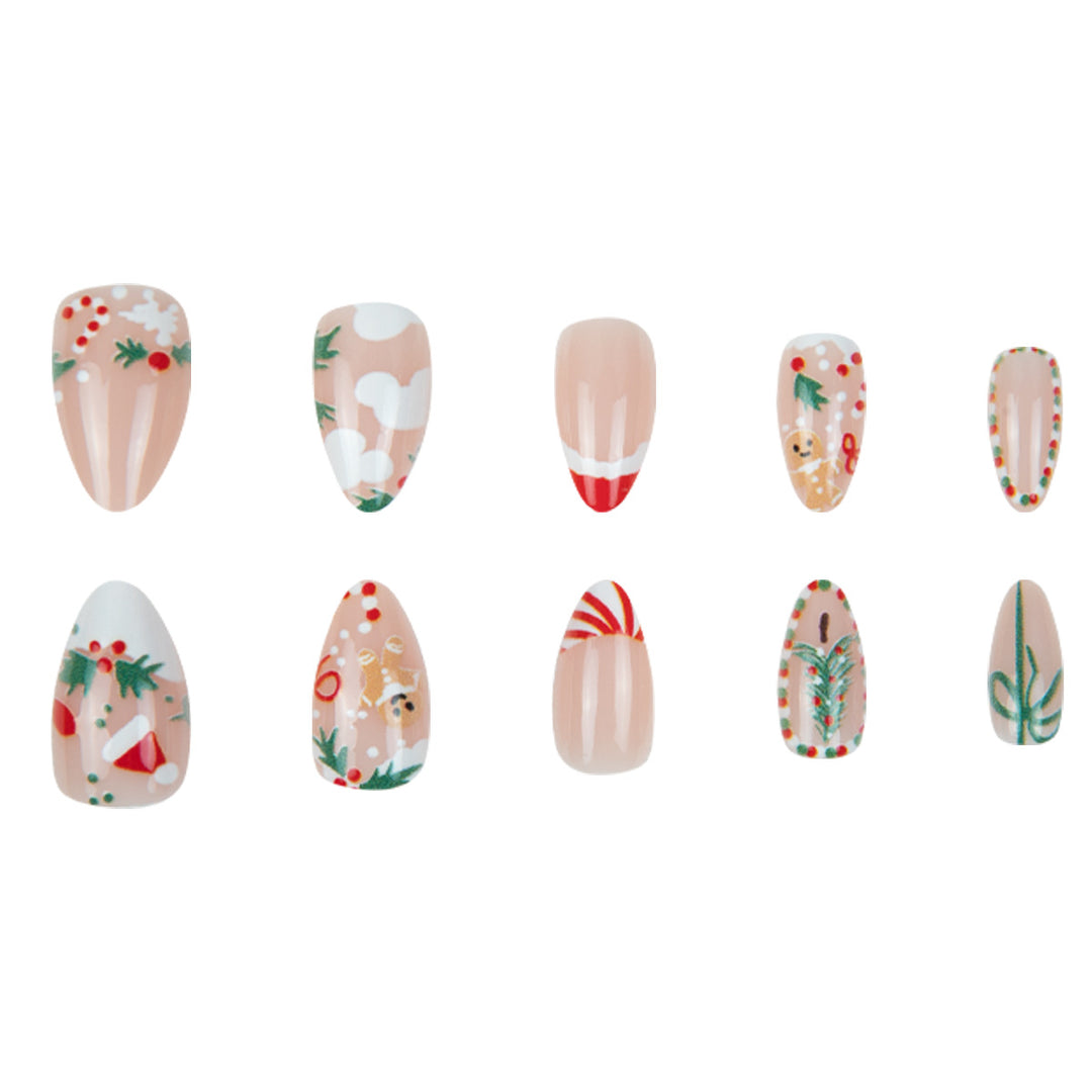 Holiday-Themed Creative Nail Art Set Bowlift