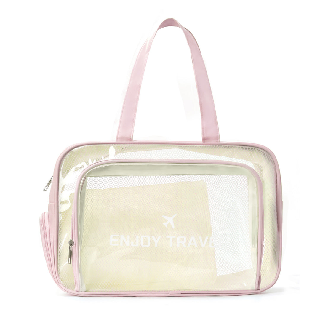 Transparent Travel Bag with Versatile Compartments Bowlift