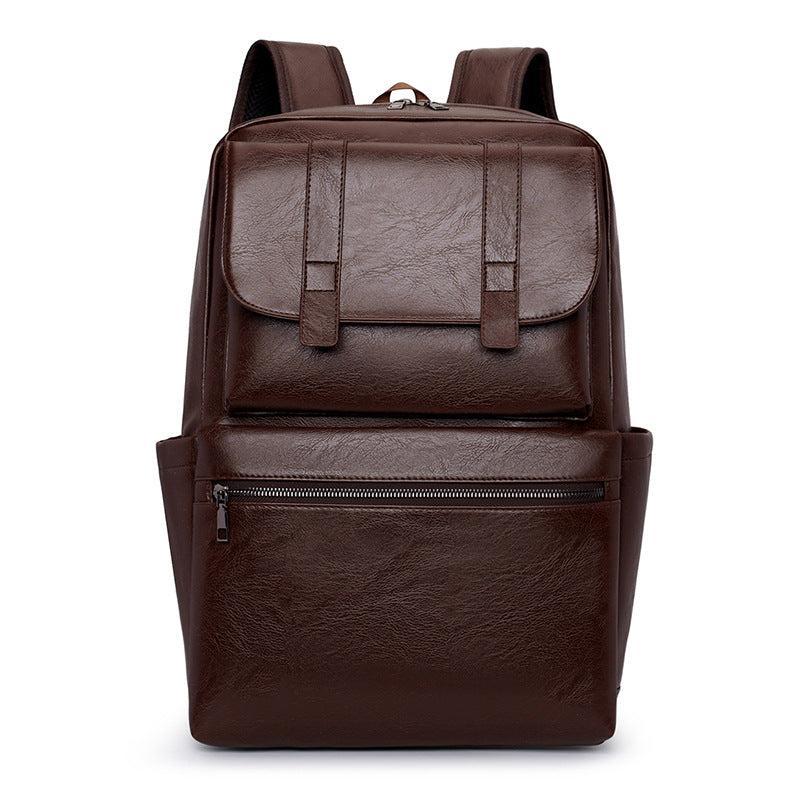 Premium Leather Multi-Functional Backpack