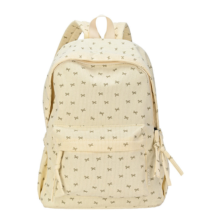 Stylish Corduroy Backpack