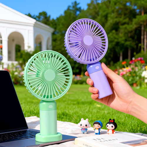 Women Portable Acoustic Fan with USB Charging Function and Flexible Tilt Mechanism Bowlift