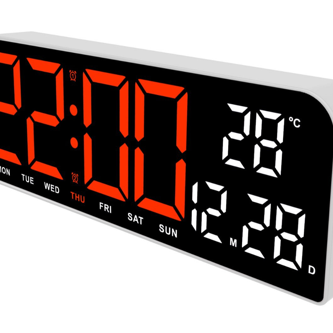 Digital Multifunctional Alarm Clock with Temperature Display Bowlift