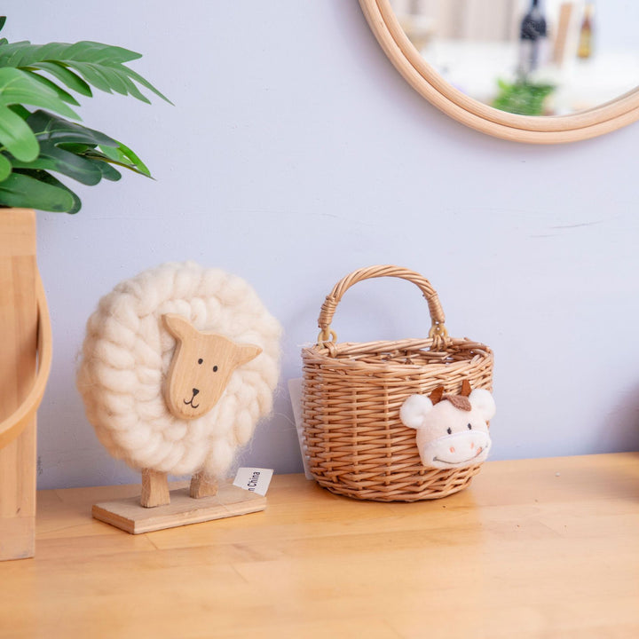 Decorative Handwoven Wall Basket Bowlift