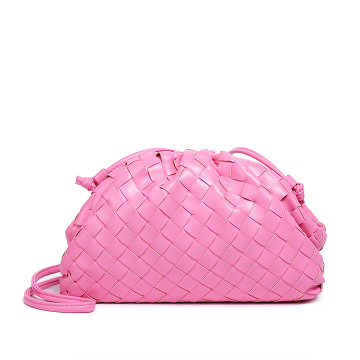 Textured Woven Handheld Clutch Bowlift