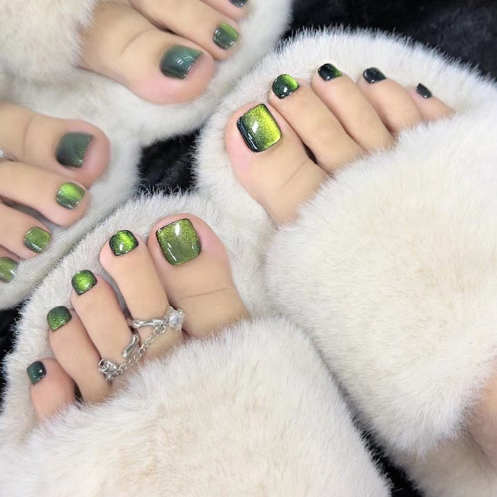 Decorative Crystal-Embellished Press-On Nails Bowlift