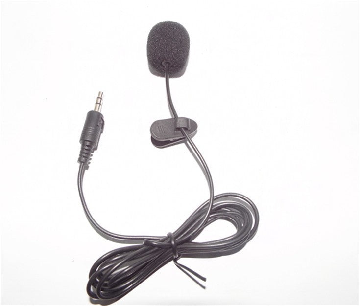 Lavalier microphone with flexible clip Bowlift